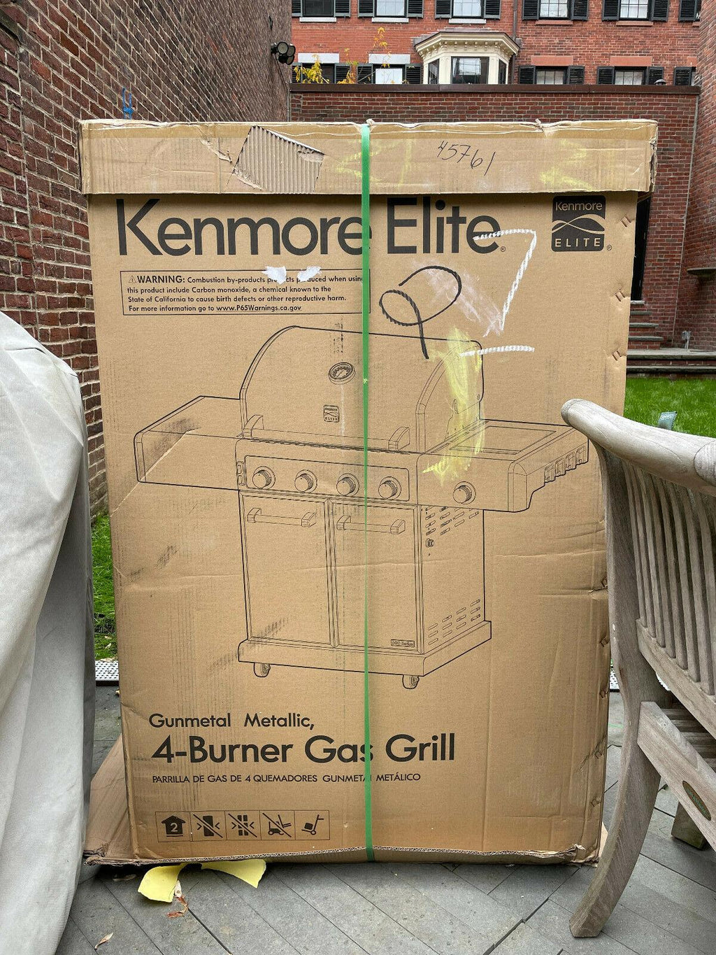 in box  4 Burner Propane Gas Grill
