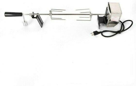 Rotisserie Roaster Spit Rod, Electric Motor 4W x10-15kfg & Parts  Steel