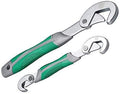 Peixiang Sturdy 2Pcs Universal Wrench Set Snap and Grip Key Wrench 6-32mm for Nuts and Bolts Multi-Function Hand Tools Household Tool Sets Safety