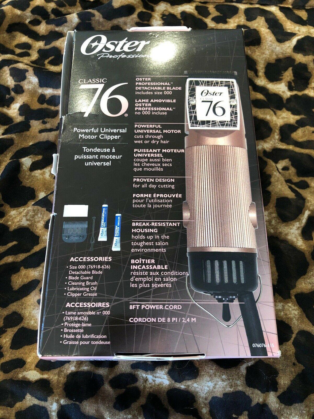 OSTER CLASSIC 76 Hair Clippers LIMITED EDITION ROSE GOLD & 000 Blade  Barber