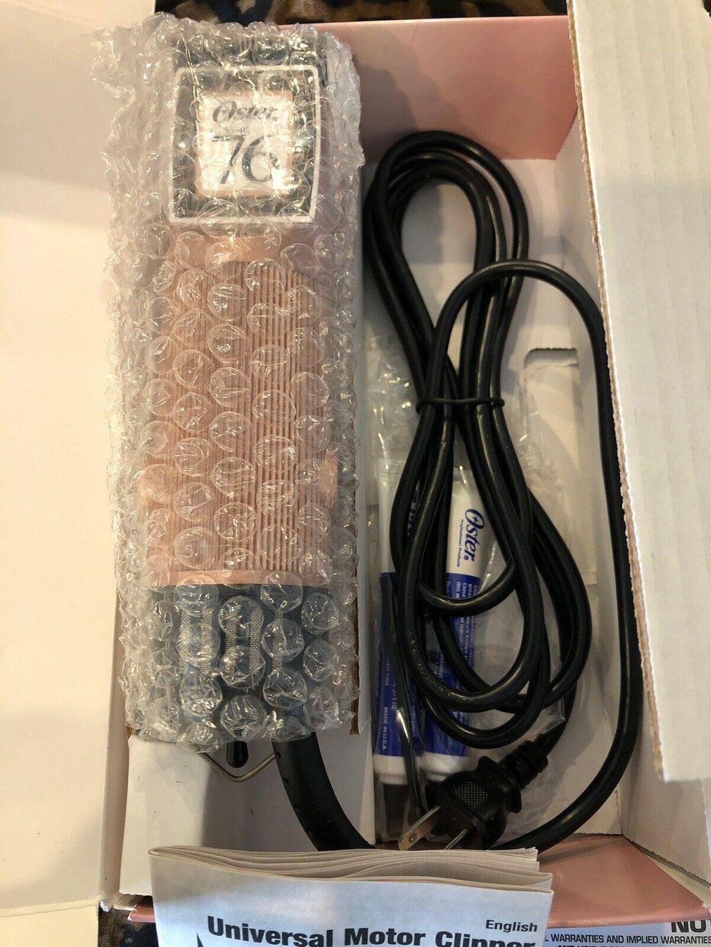 OSTER CLASSIC 76 Hair Clippers LIMITED EDITION ROSE GOLD & 000 Blade  Barber