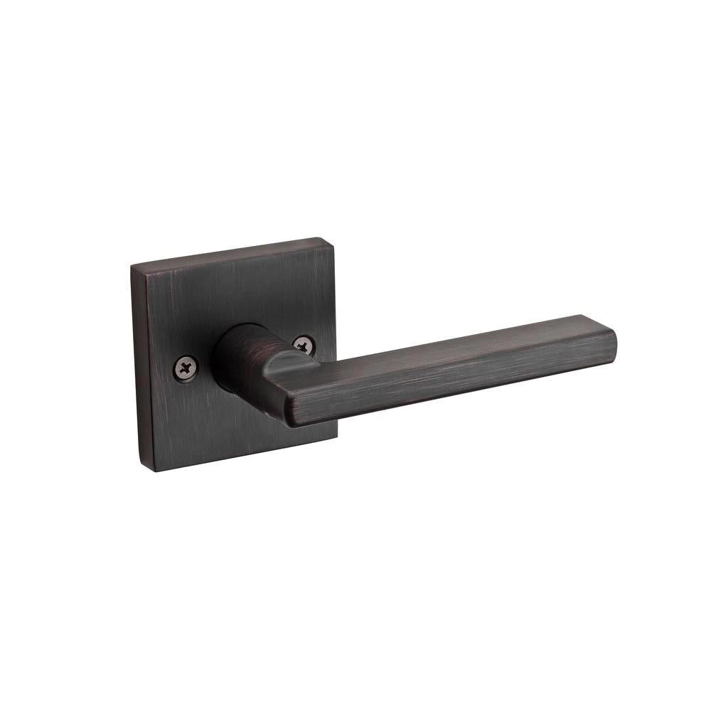 Halifax Square Venetian Bronze Half-Dummy Door Lever