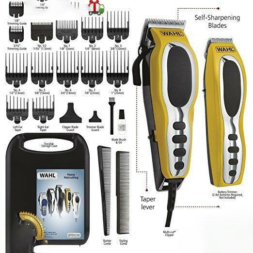 Wahl Electric Professional Hair Cut Clippers Cutter Tool Salon Barber Set Home