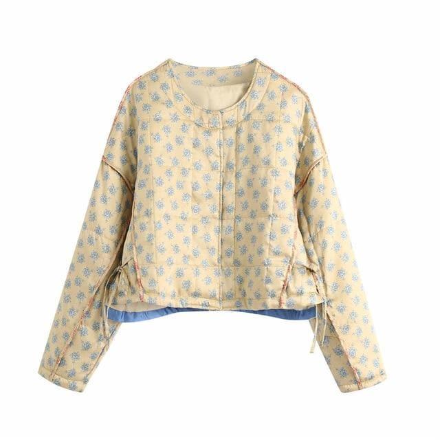 side lacing snap button jacket