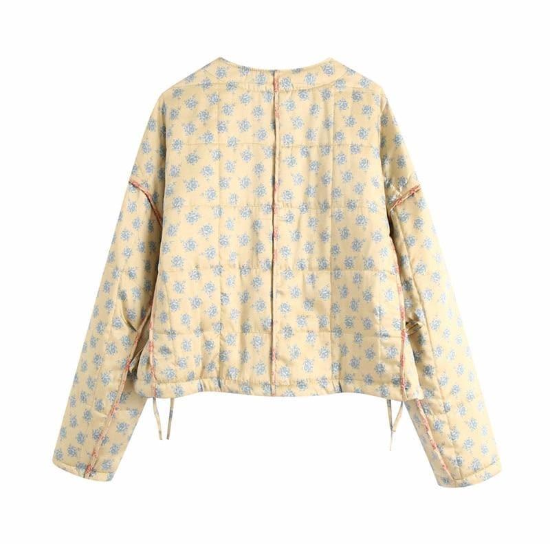 side lacing snap button jacket