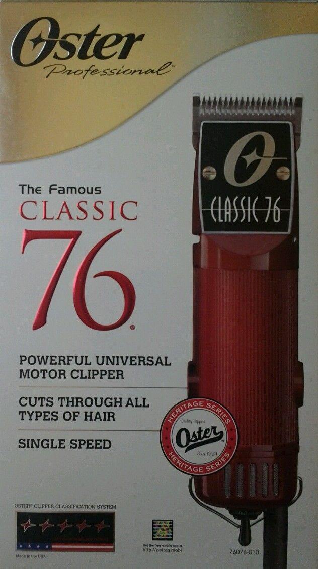 Oster Classic 76 Professional Hair Clipper 76076-010 Barber Combo 000 & 1 Blades