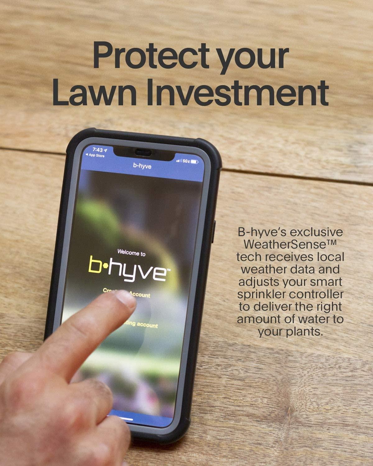Orbit 57985 B-hyve XR Smart 8-Zone Indoor/Outdoor Sprinkler Controller, Compatible with Alexa