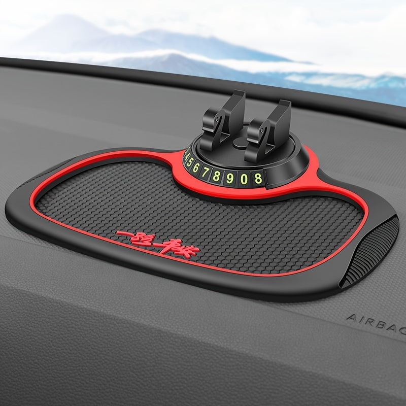 Multi-Functional Car Anti-Slip Mat, Auto Phone Holder Non Slip Sticky Anti Slide Dashboard Phone Mount Silicone Dashboard Car Pad Mat