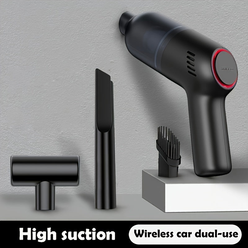 Wireless Car Vacuum Cleaner Handheld Electric Cleaning Tool Strong Suction For Home &amp; Car Use Mini Portable Car Vacuum Cleaner Pet Hair Cleaner