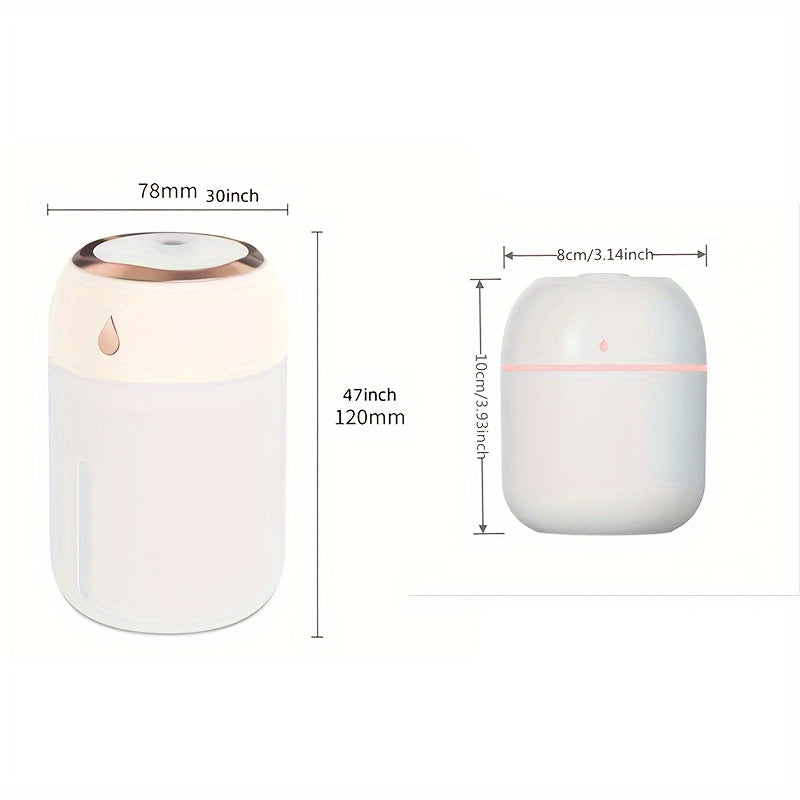Stay Hydrated Anywhere: Portable Mini Humidifier for Bedroom, Travel, Office &amp; Home