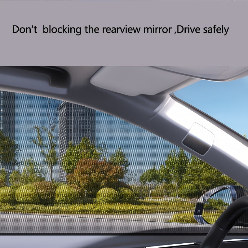 Upgraded Mosquito Prevention Car Window Sun Shade Cover Breathable Mesh Car  Side Window Shade Sunshade UV Protection Fit For Most Cars