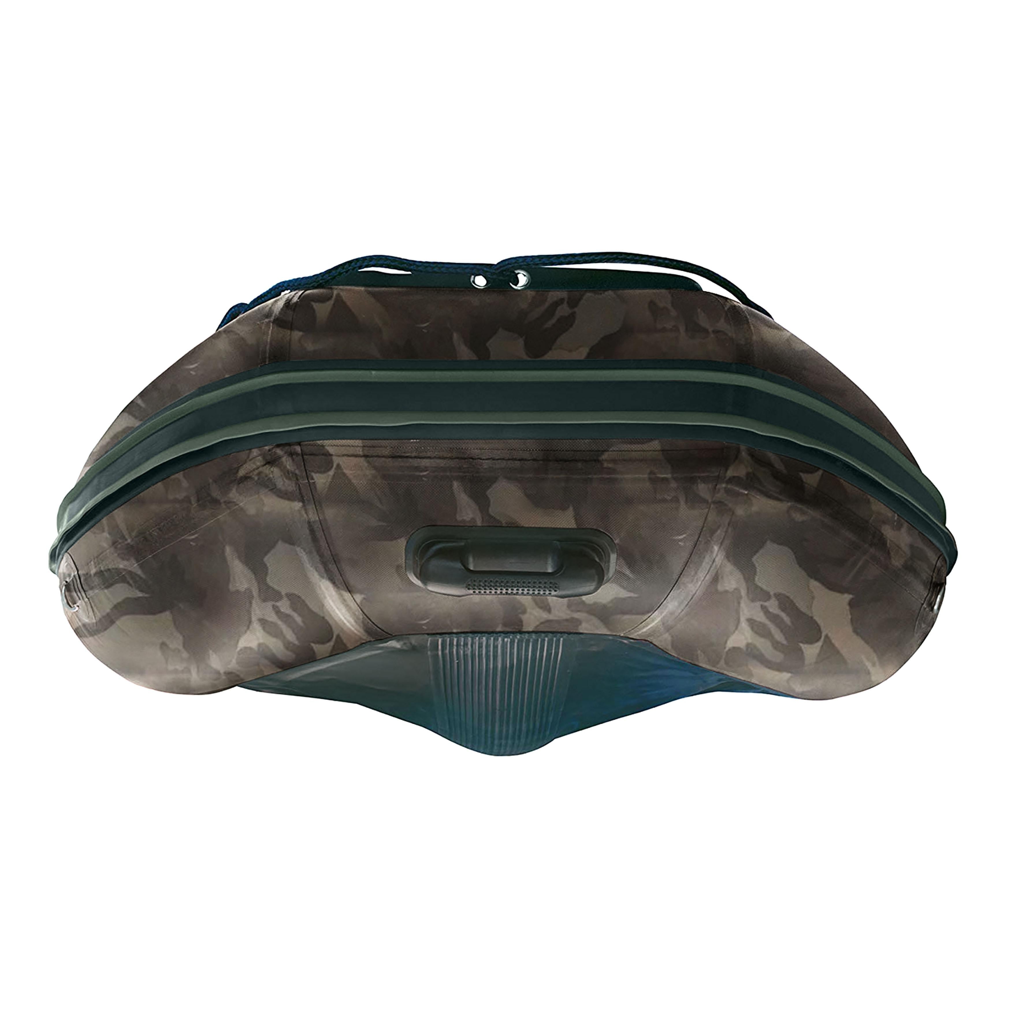 ALEKO Inflatable Boat - Aluminum Floor - 12.5 Feet - Camouflage