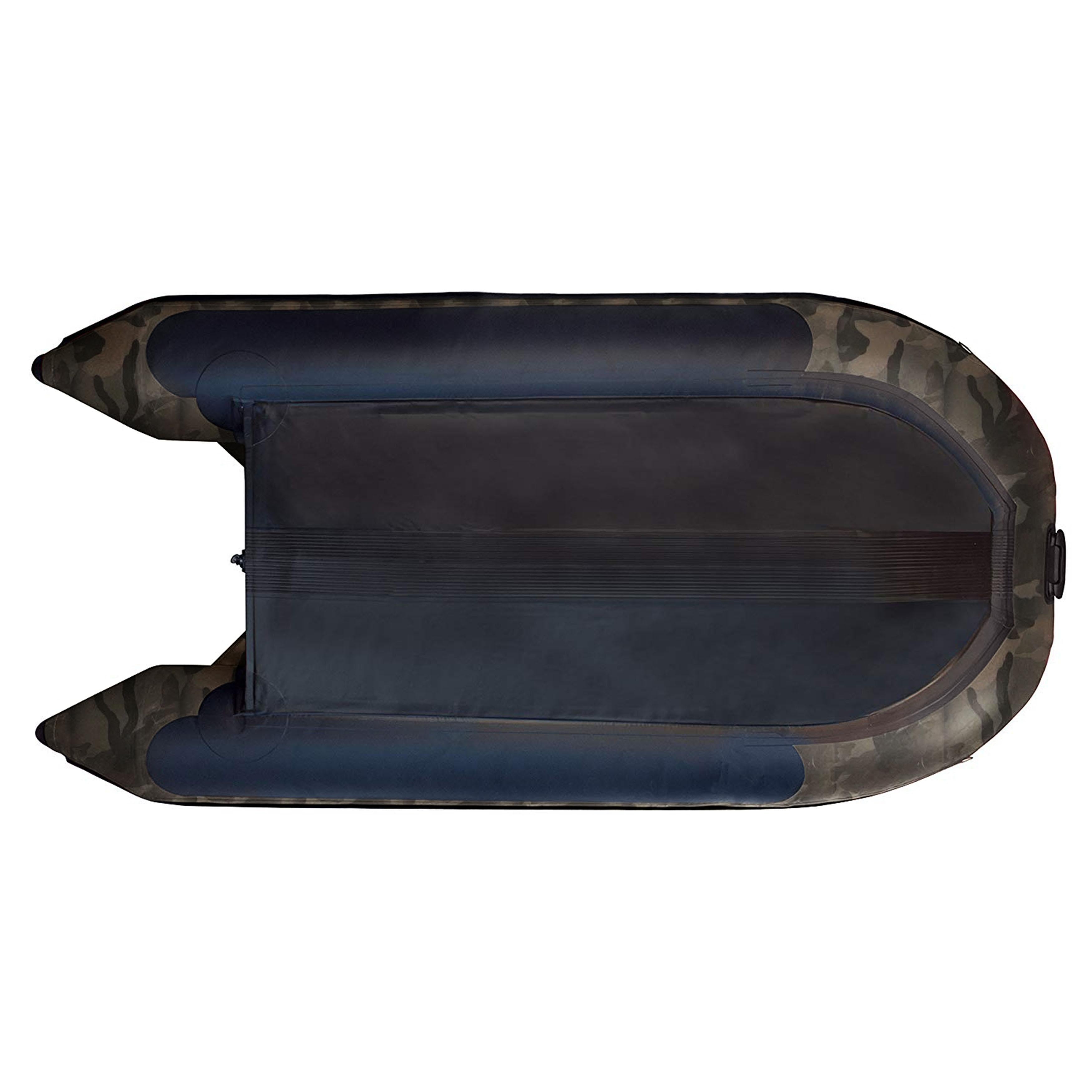 ALEKO Inflatable Boat - Aluminum Floor - 12.5 Feet - Camouflage