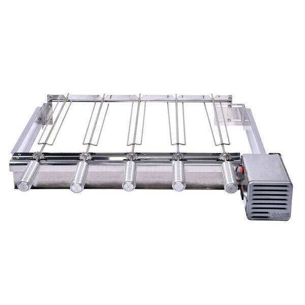 Brazilian Rotisserie BBQ  Still R Grill 5 Skewers Giragril Inox Direito
