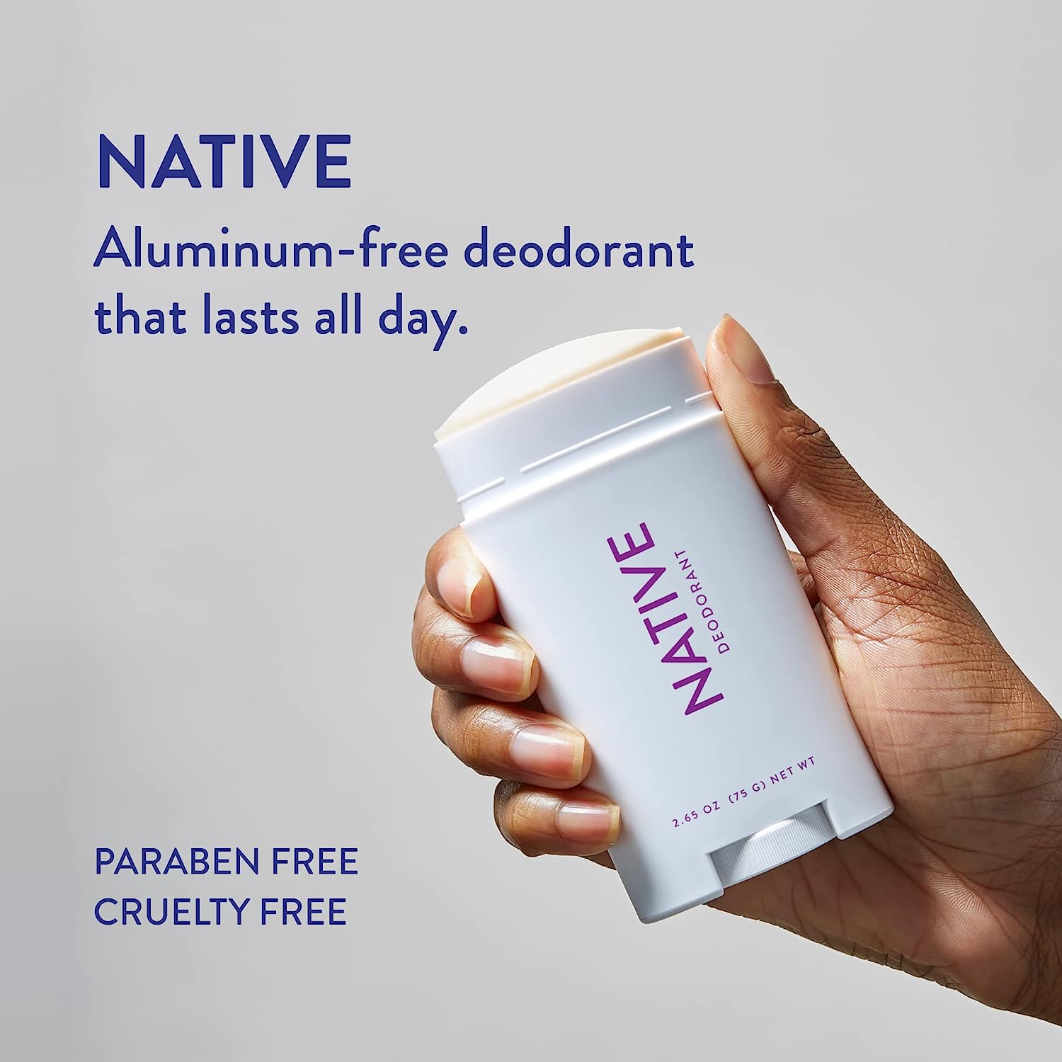Native Deodorant | Natural Deodorant for Women and Men, Aluminum Free with Baking Soda, Probiotics, Coconut Oil and Shea Butter | Lavender &amp; Rose