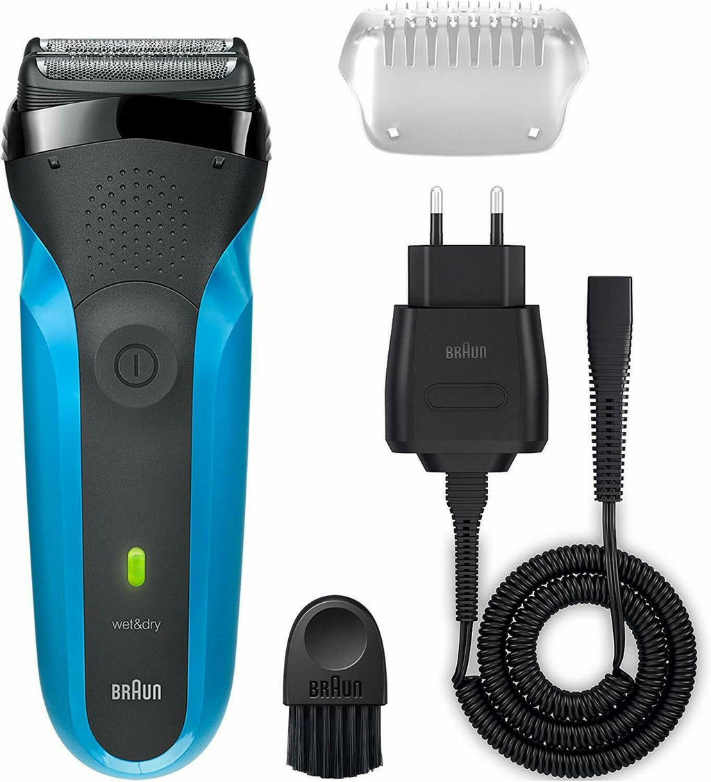 Low Price Braun Series 3 310s Rechargeable Wet&Dry Electric Shaver, Blue
