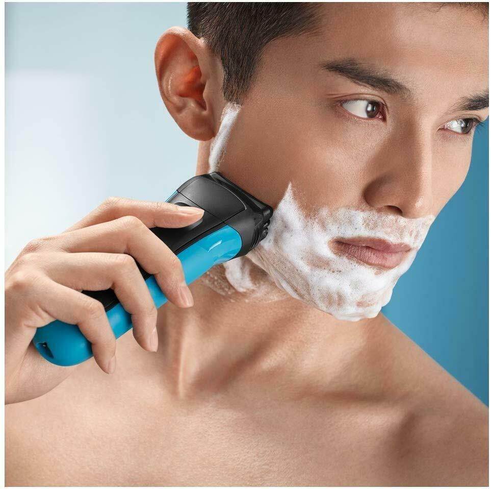 Low Price Braun Series 3 310s Rechargeable Wet&Dry Electric Shaver, Blue