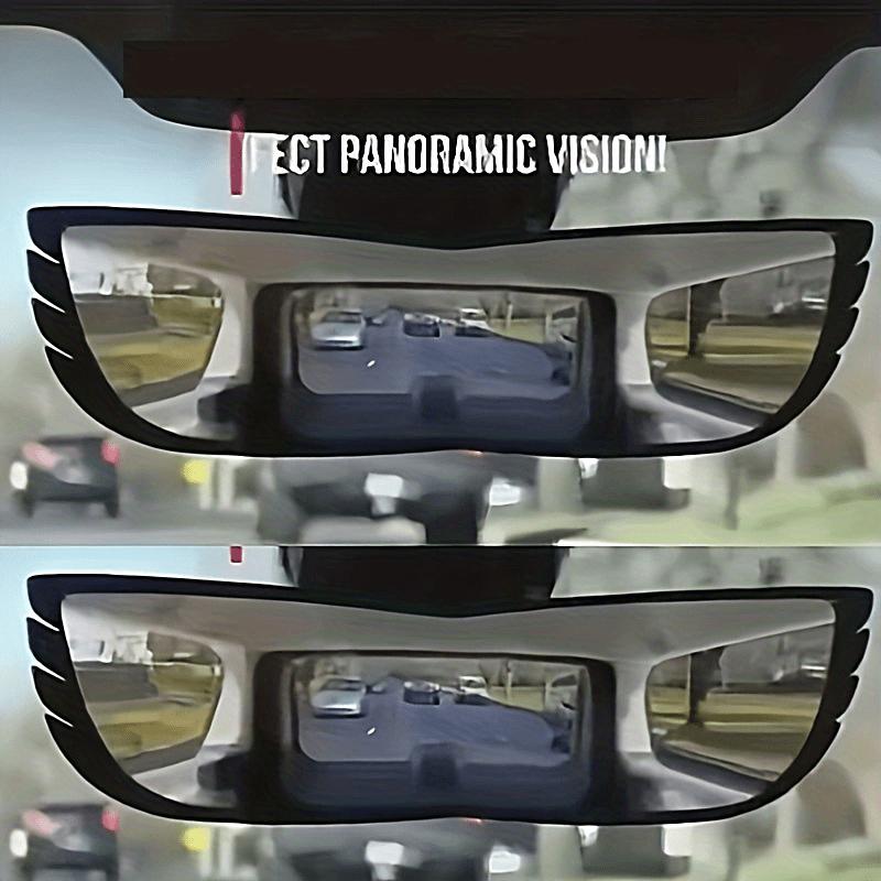 1pc Car Wide Angle Rearview Mirror Curved Interior LarField Of View Inside Mirror Blind Area Auxiliary Mirror