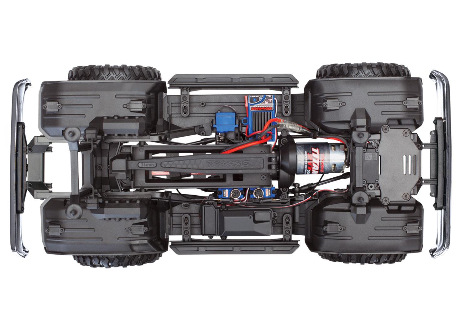 Traxxas 820764RED 1 by 10 Scale Rock Crawler Car Kit with Red Body