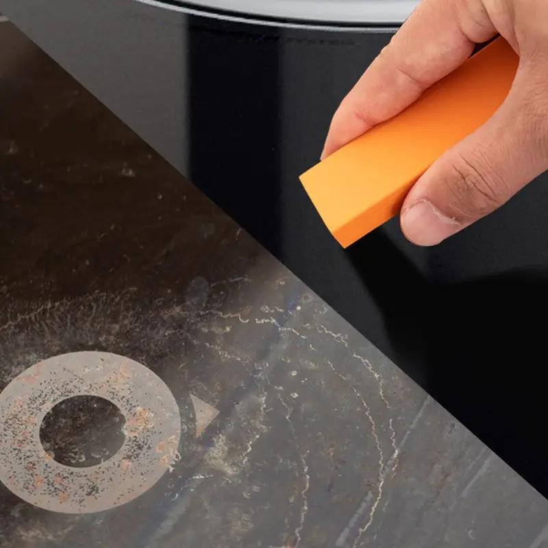 1pc Easy Limescale Eraser, Remove Rust And Scale From Bathroom And Kitchen Surfaces With Rubber Brush