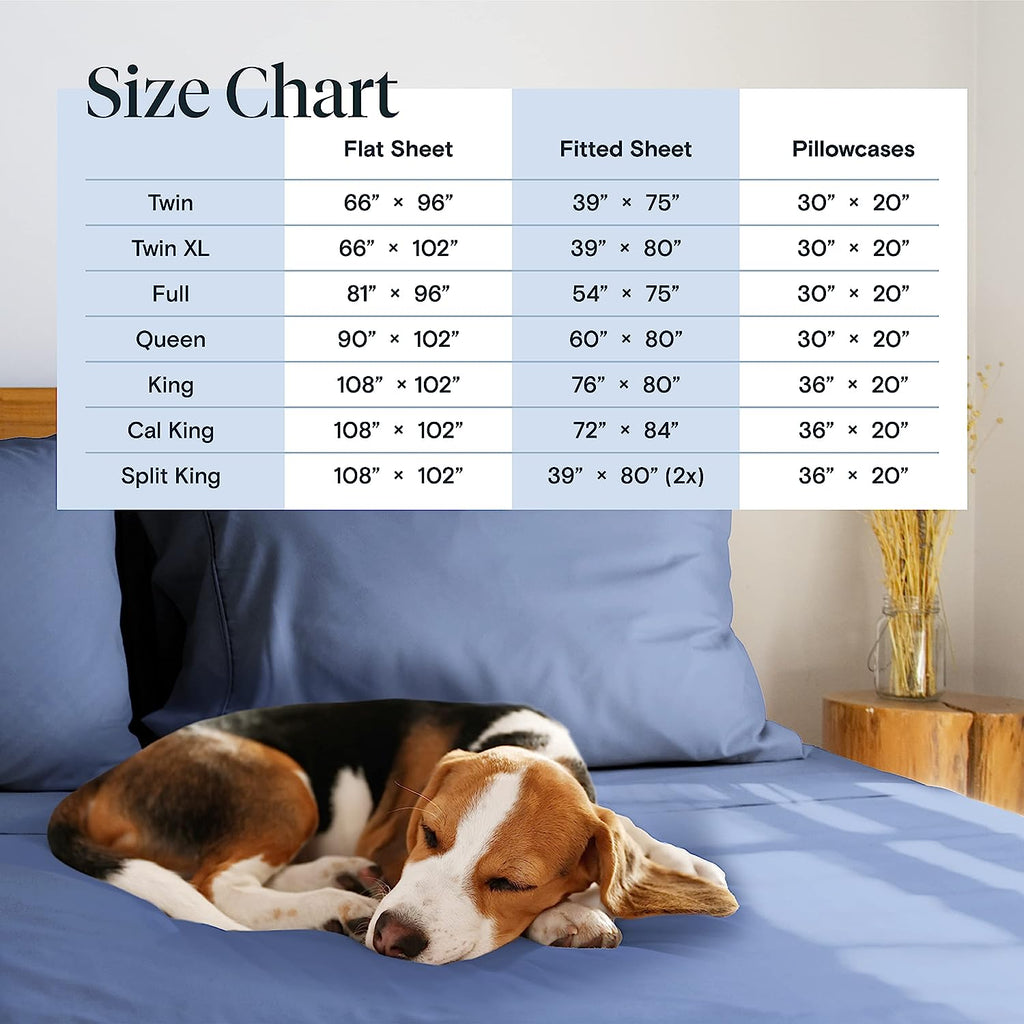 LuxClub 6 PC King Size Sheet Set Bamboo Sheets Deep Pockets 18" Eco Friendly Wrinkle Free Cooling Sheets Machine Washable Hotel Bedding Silky Soft - Oxford King