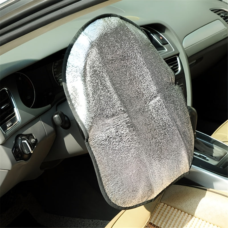 Keep Your Car Cool &amp; Protected - Steering Wheel Sun Shade Cover Fits All SUVs, Trucks &amp; Cars