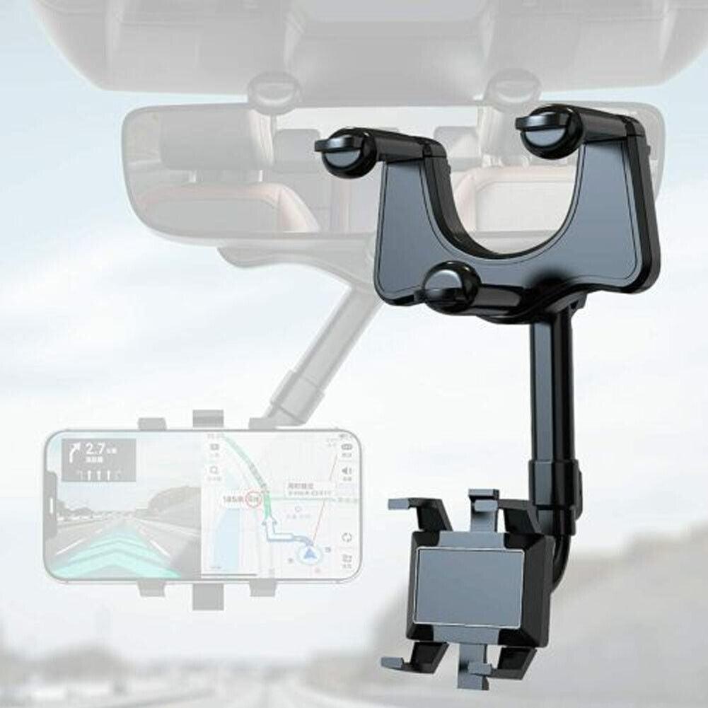 Universal Car Rearview Mirror Hands  Phone Holder