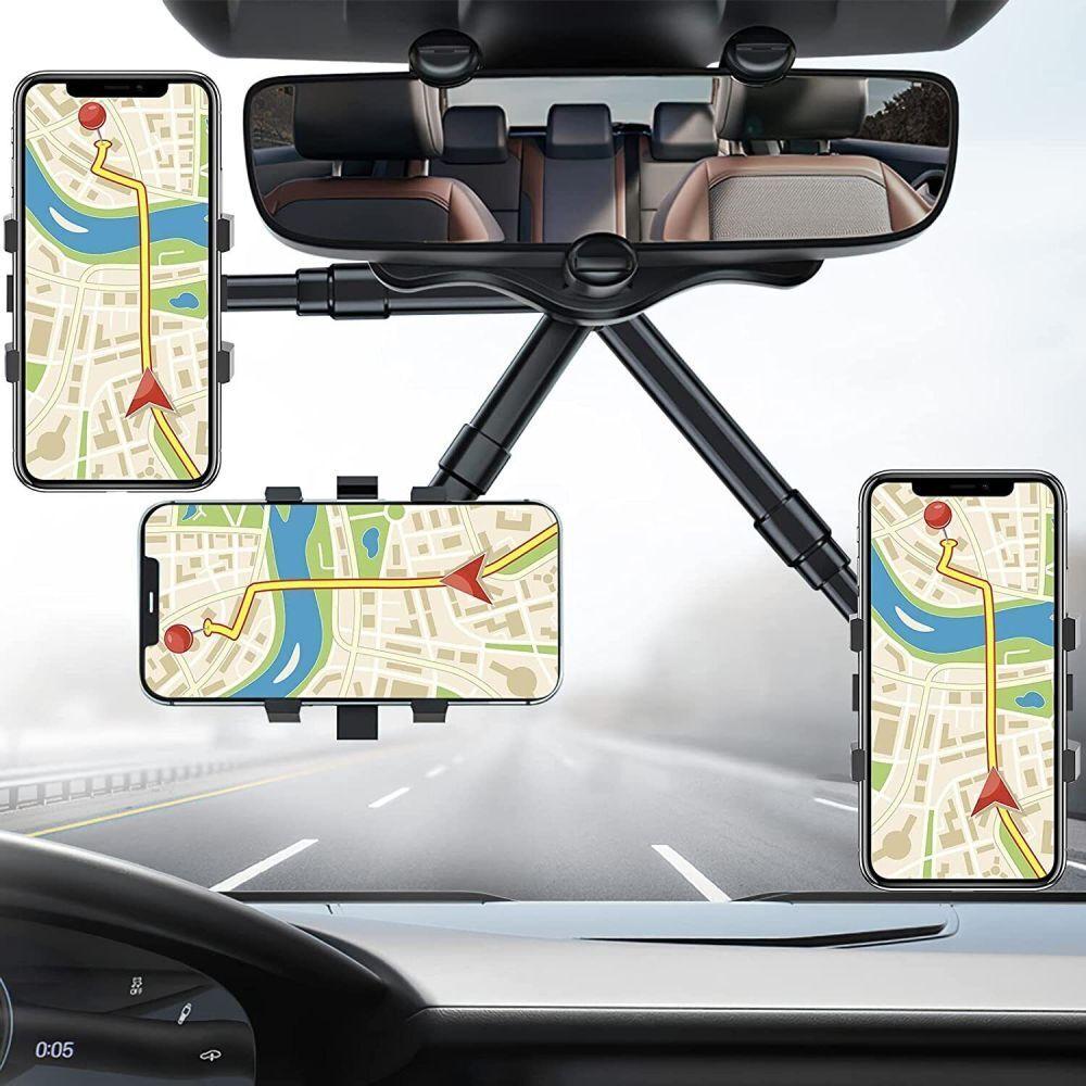 Universal Car Rearview Mirror Hands  Phone Holder