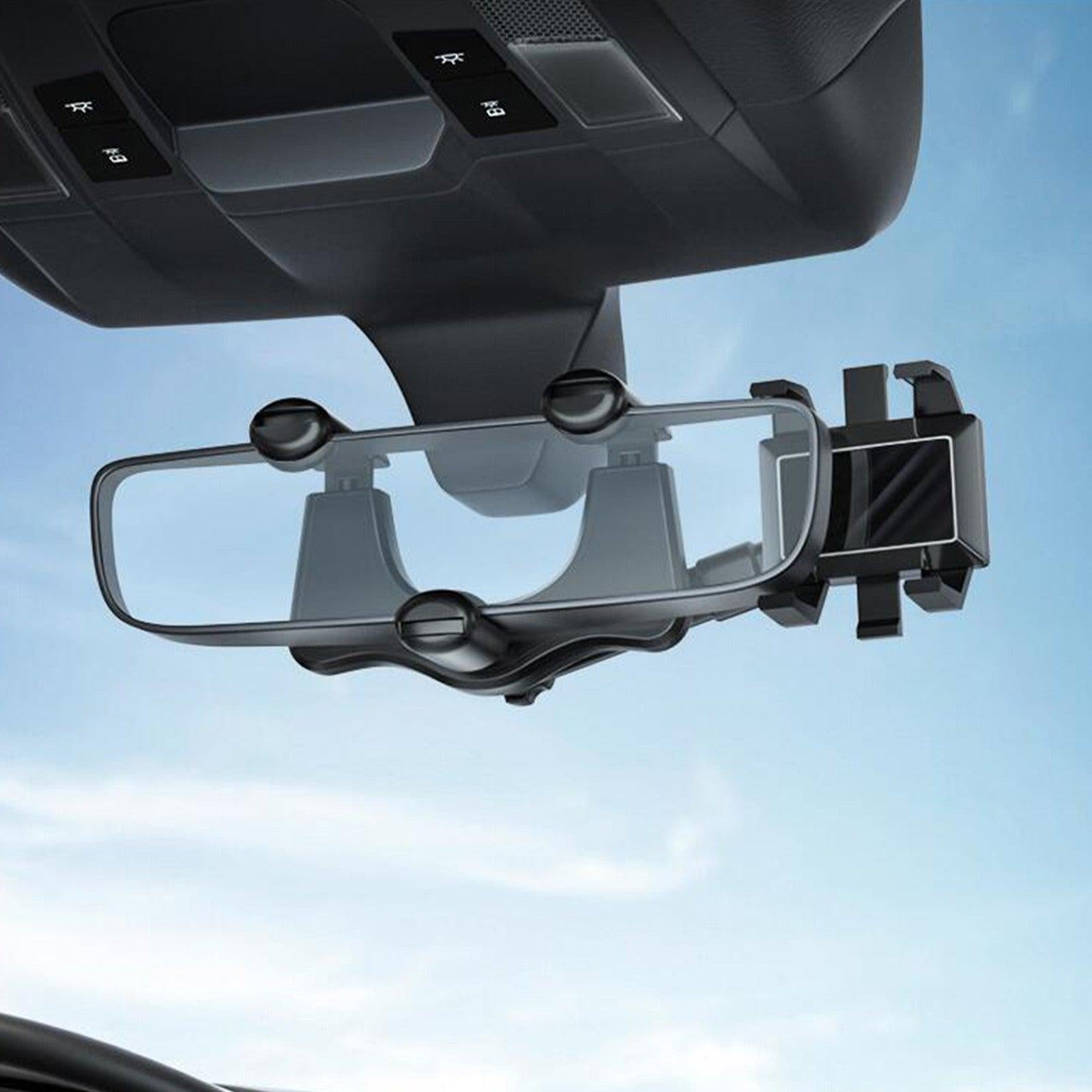 Universal Car Rearview Mirror Hands  Phone Holder