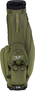 Subtle Patriot Covert 15 Club Golf Stand Bag 5 Way Top, Fully Lined Dividers, Snap-On Rain Cover & UV Protected, 9 Pockets