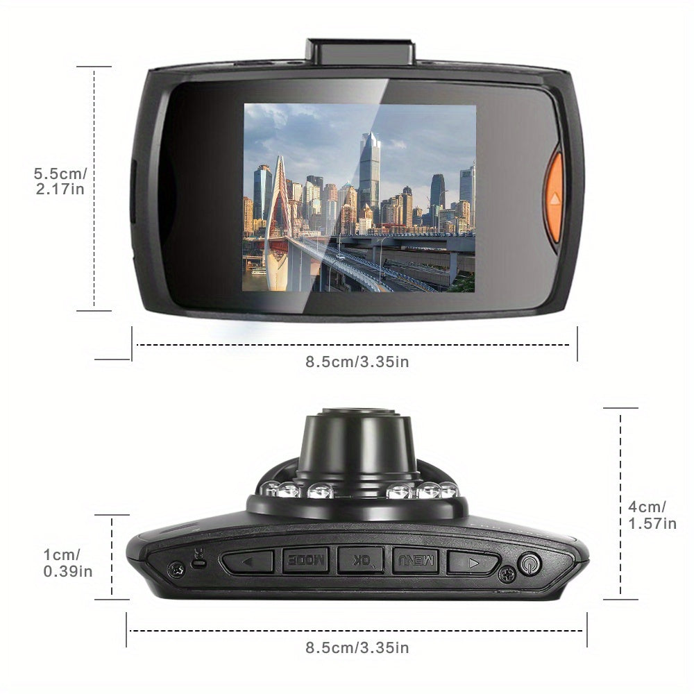 Full HD 1080P Car DVR Recorder With 140° Wide Angle View - Capture Every Moment While You Drive!