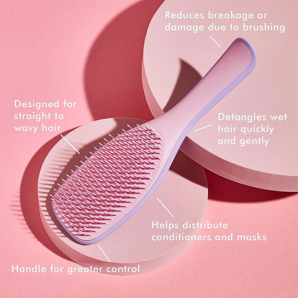 Tangle Teezer The Ultimate Detangling Brush, Dry and Wet Hair Brush Detangler for All Hair Types, Pink Lilac