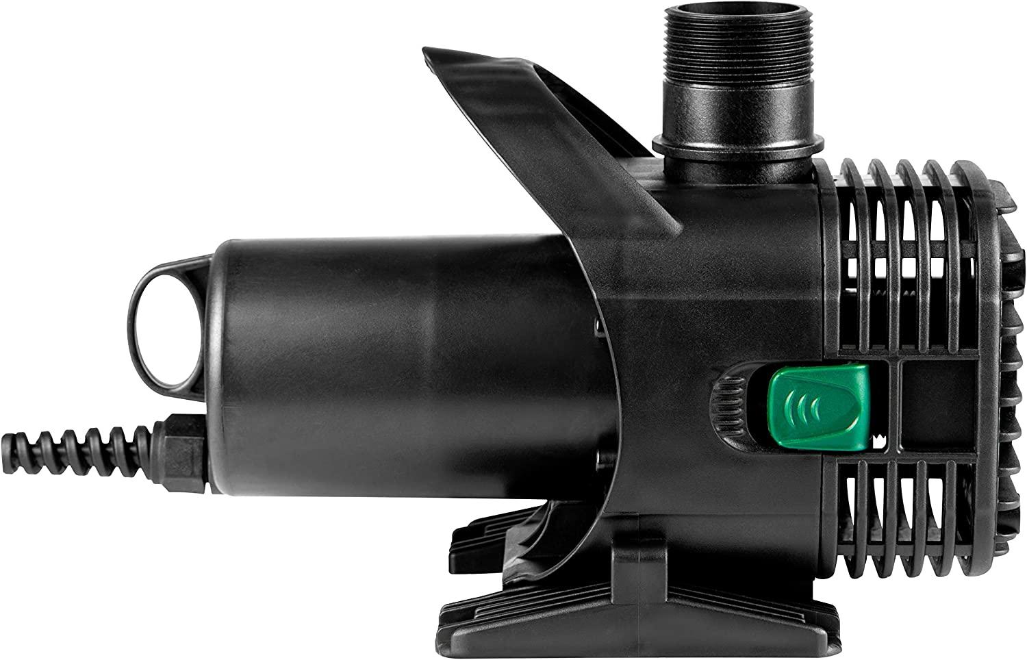 Little Giant 566725 2770 GPH Wet Rotor Pump with 20-Ft. Cord for ponds up to 2700 Gallons, Black, F20-2700