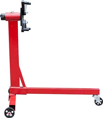 BIG RED T23401 Torin Steel Rotating Engine Stand with 360 Degree Rotating Head: 3/8 Ton (750 lb) Capacity, Red