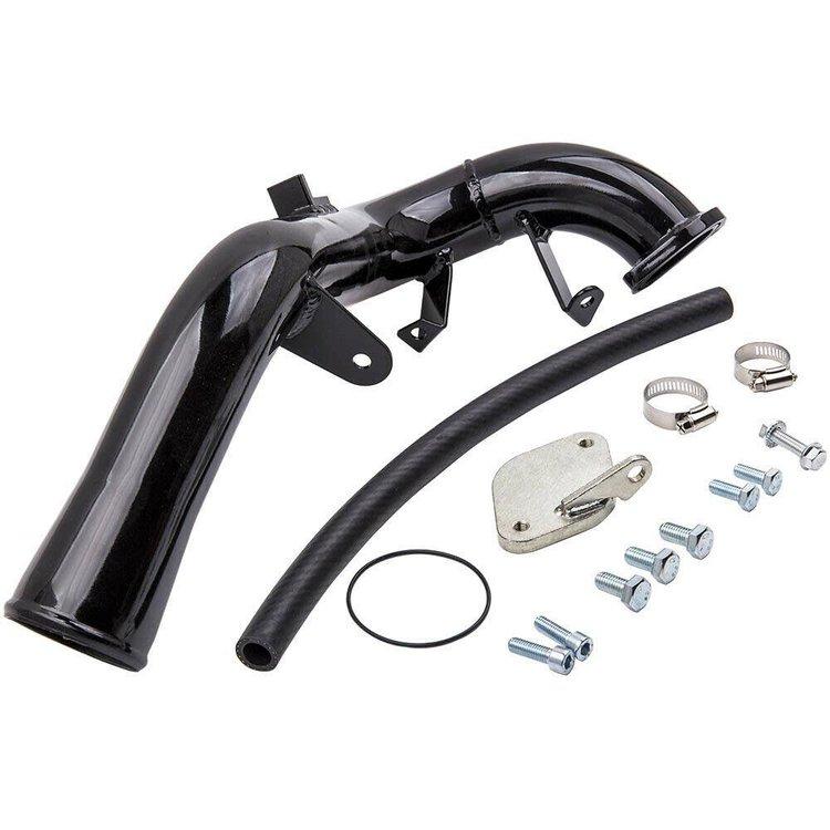 2006-2007 Chevy GM 2500 3500 Duramax LBZ 6.6L Diesel EGR Delete Kit with High Flow Intake Elbow