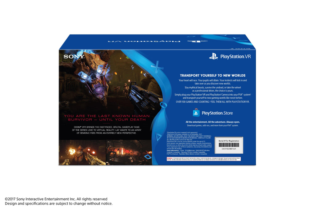 Sony PlayStation VR DOOM VFR Bundle, 3002490