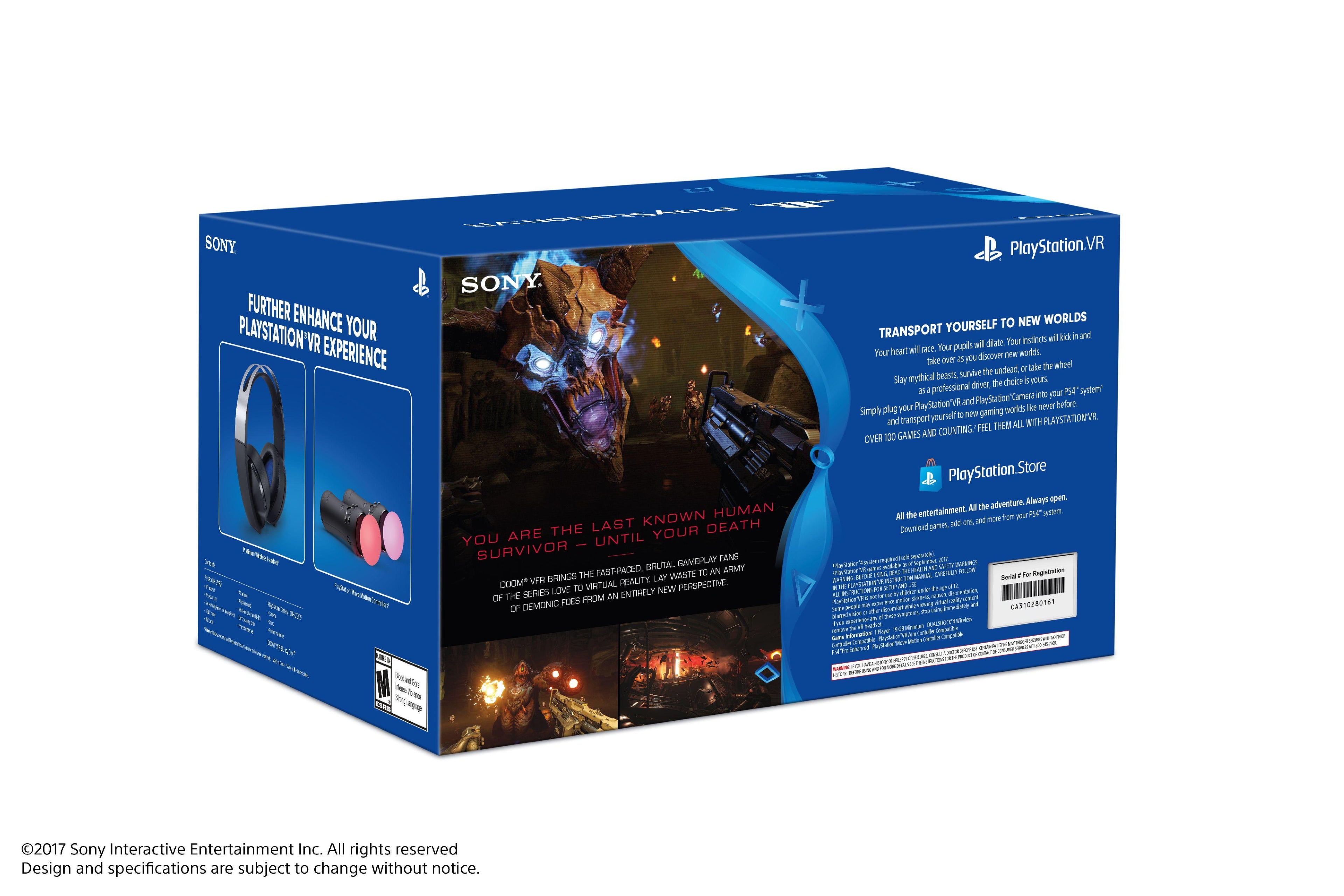 Sony PlayStation VR DOOM VFR Bundle, 3002490