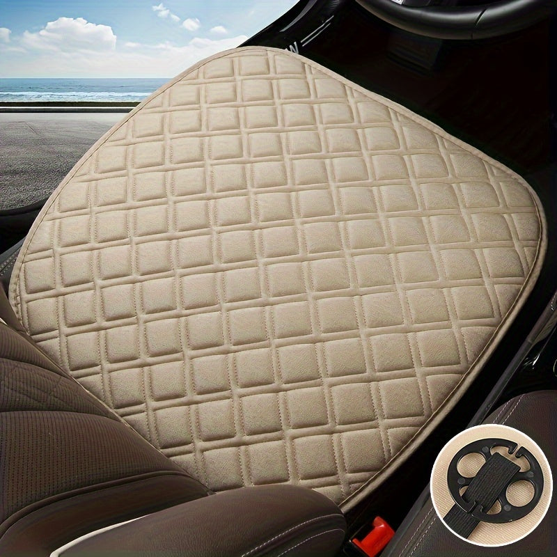 1pc Seat Cover For Car, Car Front Or Rear Seat Protector, Universal Seat Cushion For Most Car, Vehicles, SUVs And More, Soft Comfort, Car Accessories