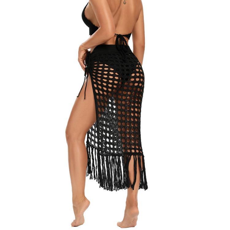summer cover up crochet skirt