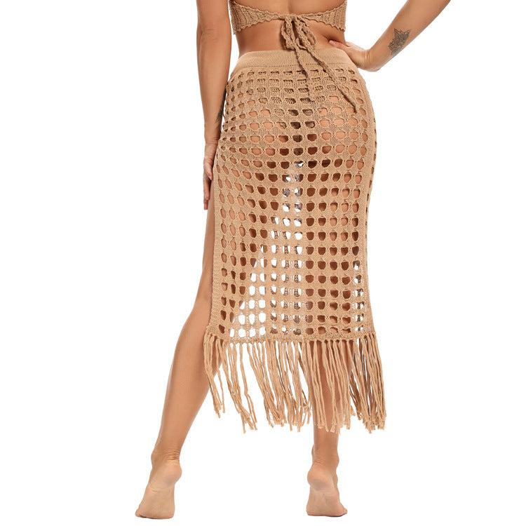summer cover up crochet skirt