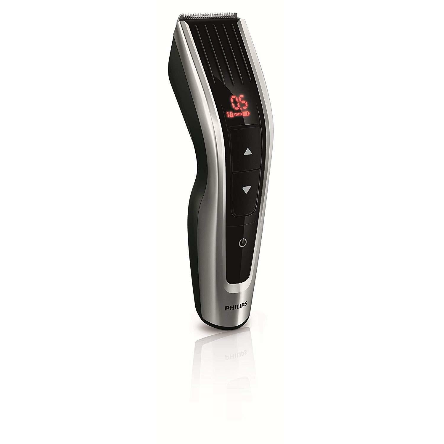Philips HC7460/15 - Hair Clippers With Blades Steel Stainless, 3 Combs