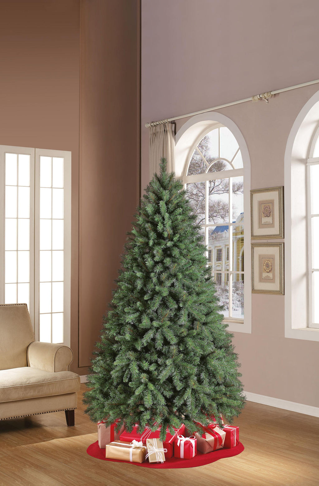 Holiday Time Donner Fir Artificial Christmas Tree, 7.5'