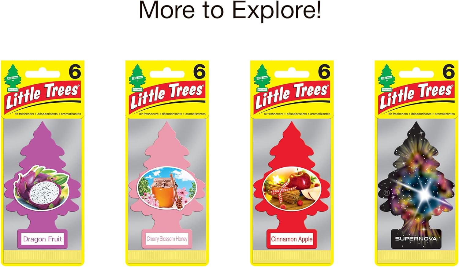 LITTLE TREES Air Fresheners Car Air Freshener. Hanging Tree Provides Long Lasting Scent for Auto or Home. Blackberry Clove, 24 Air Fresheners