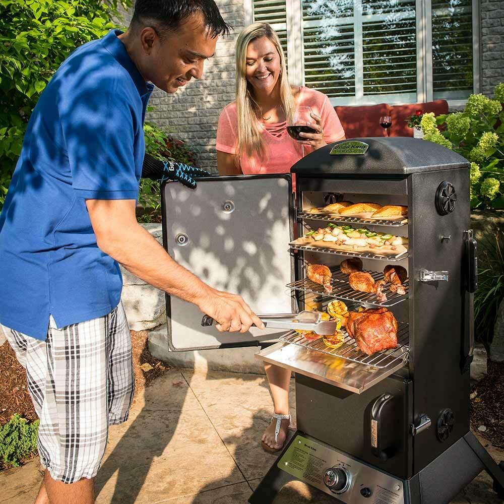 Smoke Vertical Gas Smoker, 15", Propane