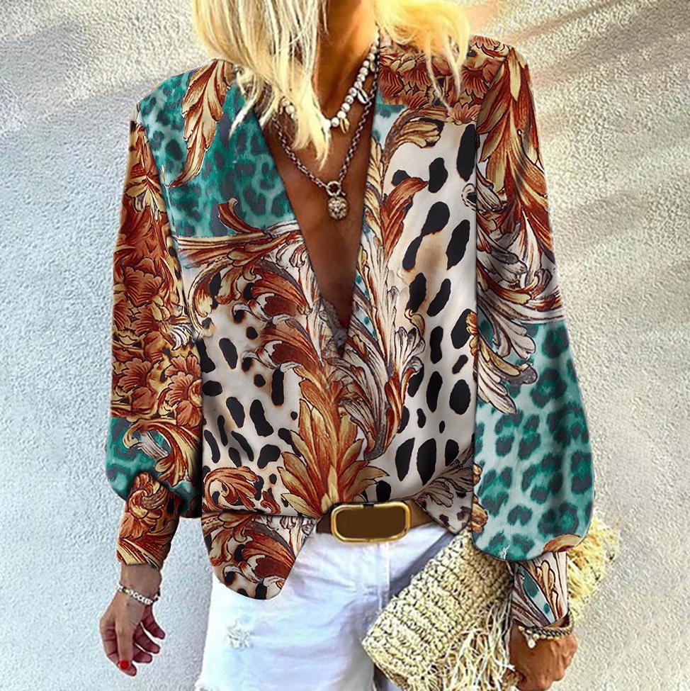 Fashion Leopard Print Blouse