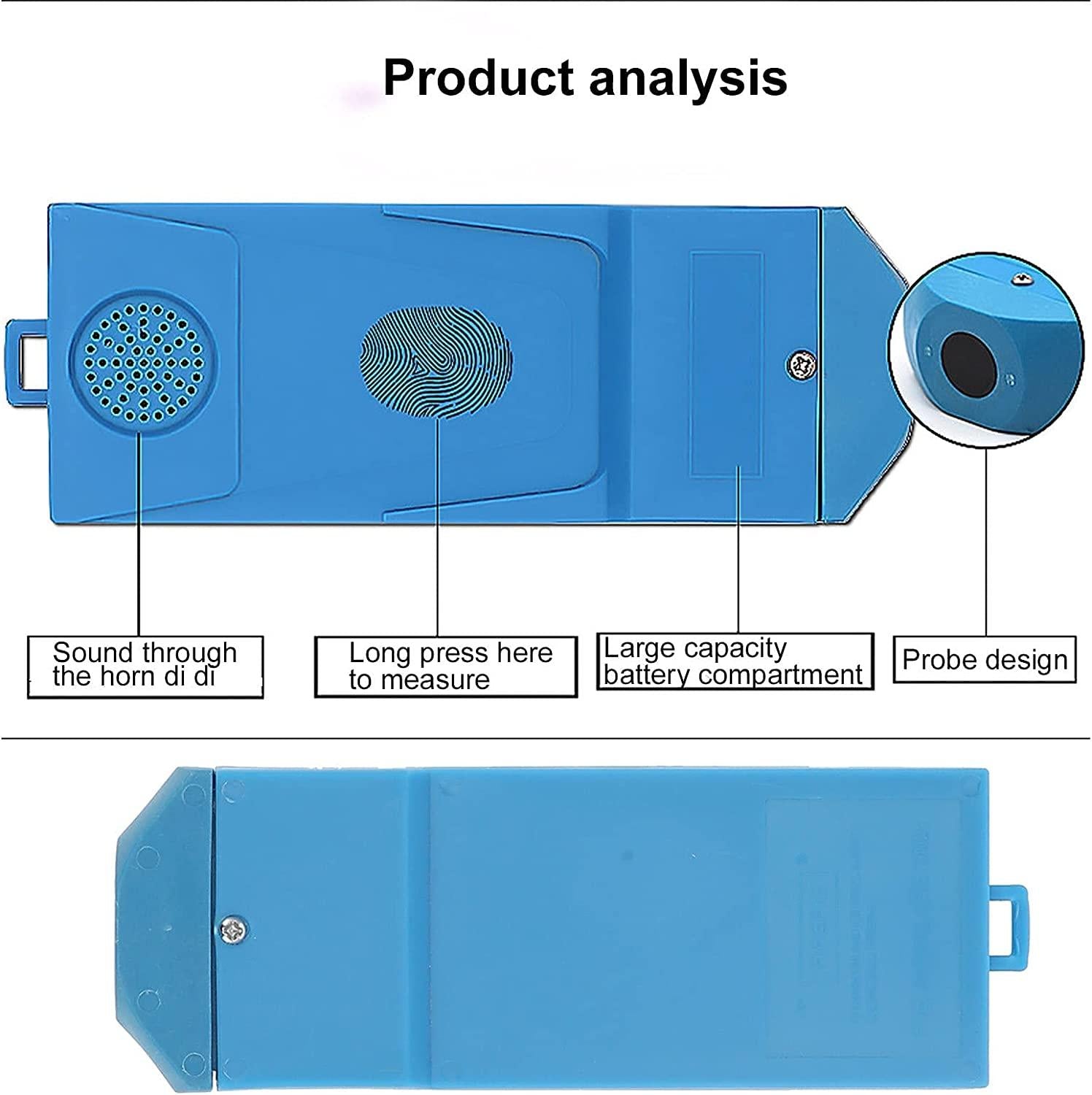 Oreilet Veterinary Pregnancy Detector, Handheld Ultrasonic Sow Pregnancy Tester Checker Pregnancy Detector for Sheep and Goats, Animal Pregnancy Tester Veterinary Ovulation Tester for Sheep, Pig
