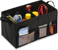 Honey-Can-Do SFT-01166 Soft Storage Chest, Black Folding Car Trunk Organizer