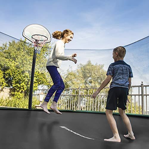 SONGMICS Outdoor Trampoline, 15-Foot Backyard Trampoline for Kids
