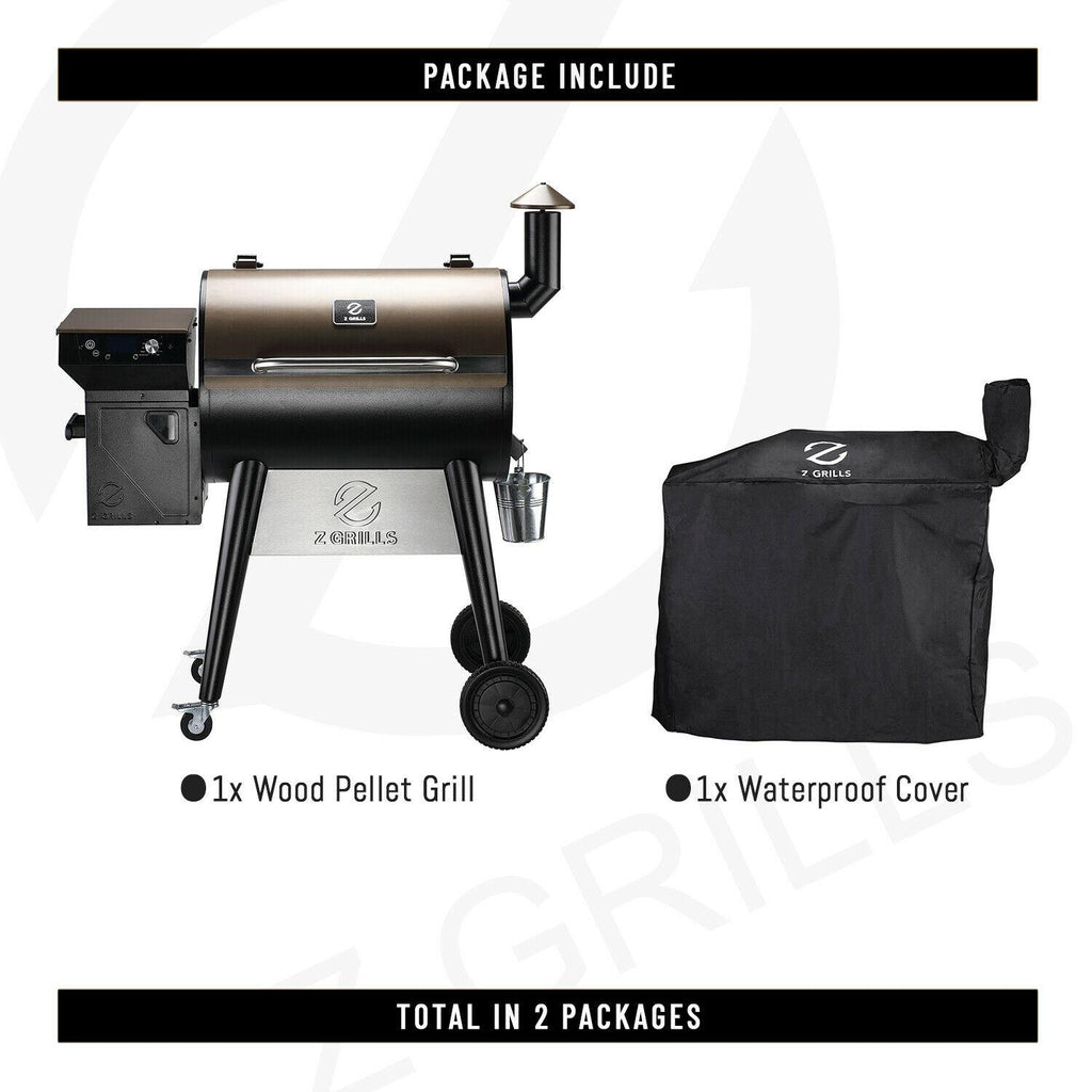 ZPG-7002C Pellet Grill BBQ Smoker Digital Control 697 sq. in.