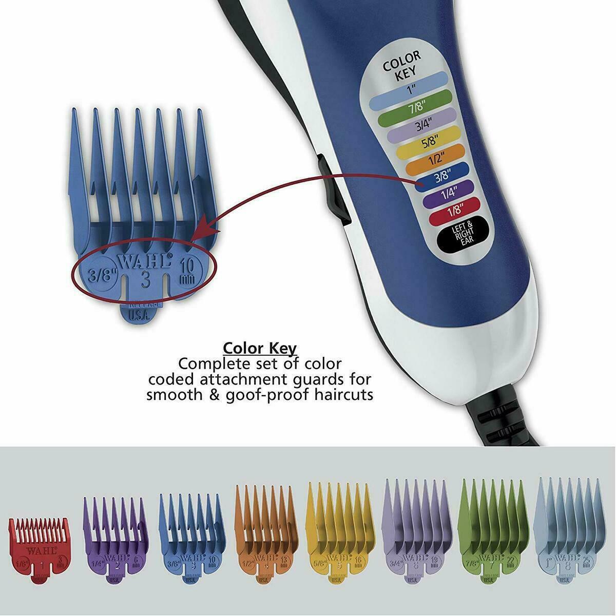 Wahl 79300-400T Color Pro Complete Hair Cutting Kit - Blue